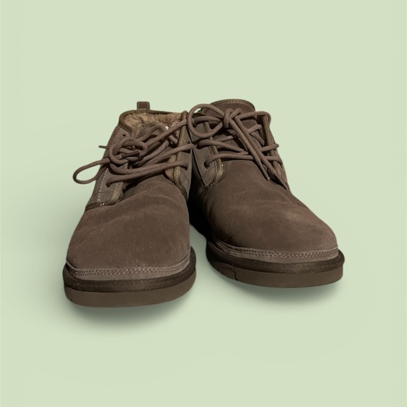 UGG Men's charcoal Suede Chukka Boots - Picture 2 of 6